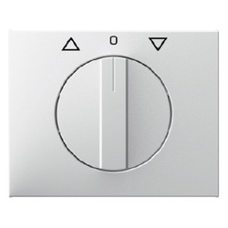 ELEMENT CENTRALNY Z POKRĘTŁEM DO ŁĄCZNIKA ŻALUZJOWEGO OBROTOWEGO BIAŁY K.1 - 10777109 - HAGER