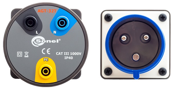 ADAPTER AGT-32T (ADAPTER GNIAZD PRZEMYSŁOWYCH) - WAADAAGT32T - SONEL