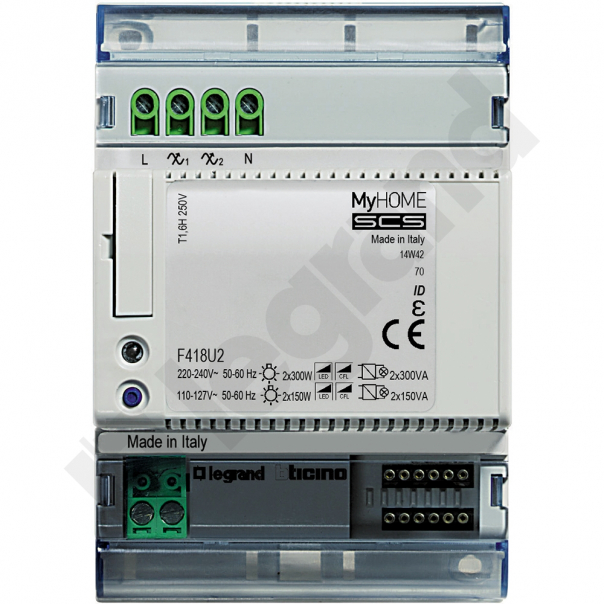 ŚCIEMNIACZ 200W ENERGOOSZCZĘDNY 4DIN MY HOME - F418U2 - LEGRAND