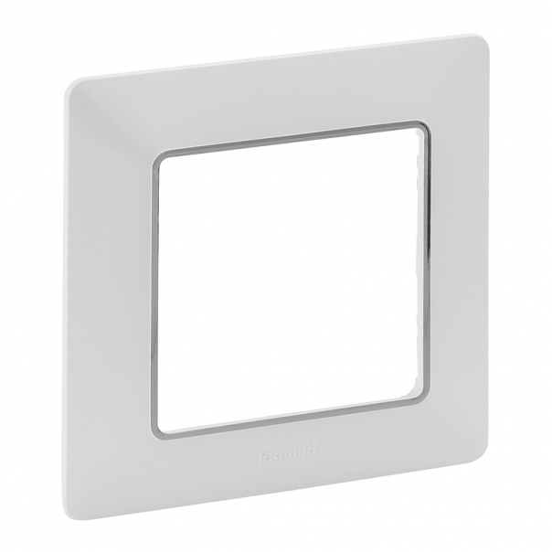 RAMKA POJEDYNCZA BIAŁY/CHROM VALENA LIFE - 754031 - LEGRAND