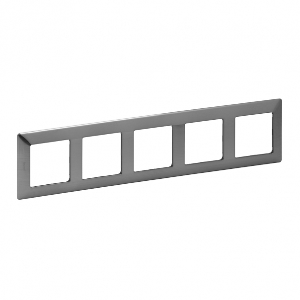 RAMKA PIĘCIOKROTNA STALOWY VALENA LIFE - 754155 - LEGRAND