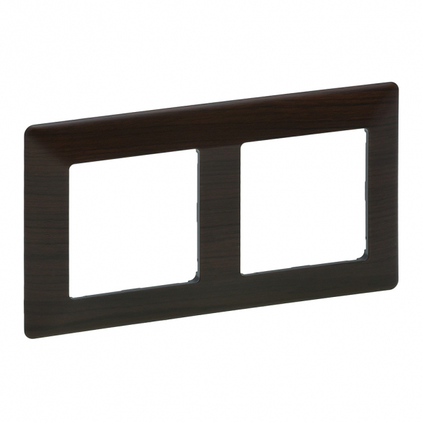 RAMKA PODWÓJNA WENGE VALENA LIFE - 754172 - LEGRAND