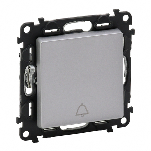 PRZYCISK DZWONEK ALUMINIUM VALENA LIFE - 752315 - LEGRAND