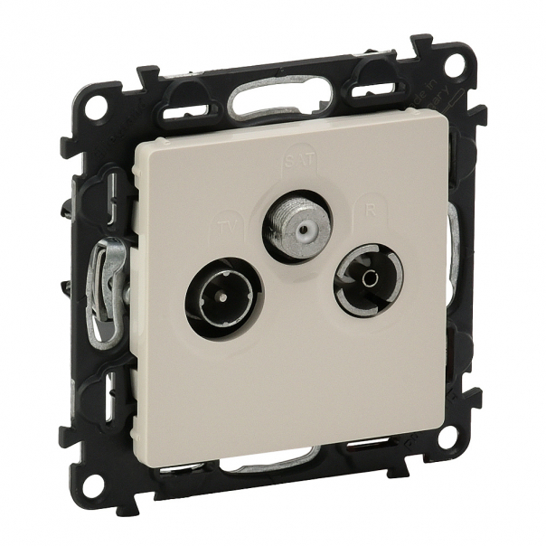 GNIAZDA ZAKOŃCZENIE TV-RD-SAT KREMOWE VALENA LIFE - 753264 - LEGRAND