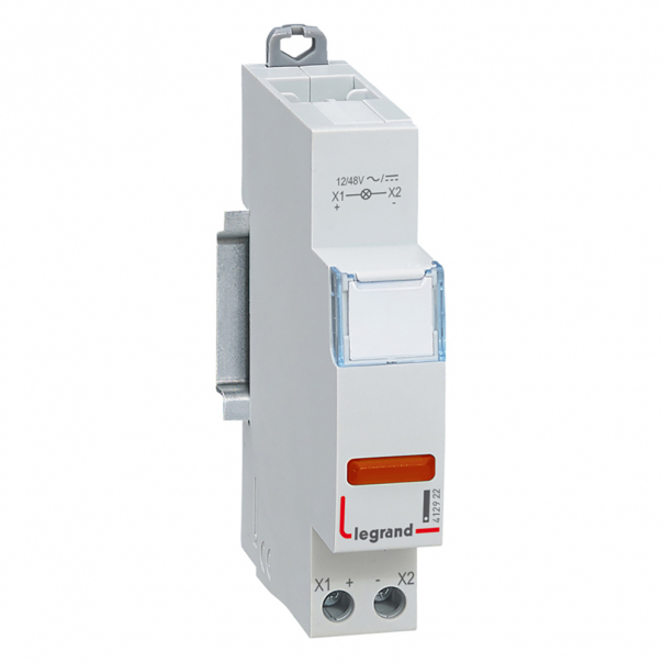 LAMPKA POJEDYNCZA LED CZERWONA 12/48V - 412922 - LEGRAND