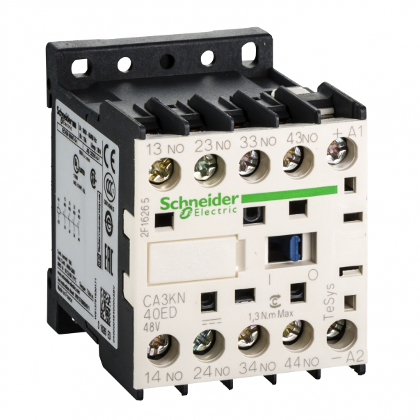STYCZNIK POMOCNICZY 4NO ZACISKI ŚRUBOWE 48VDC - CA3KN40ED - SCHNEIDER ELECTRIC