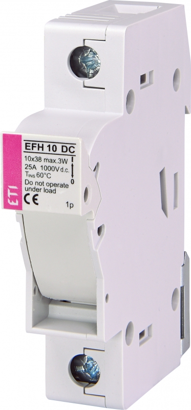 PODSTAWA BEZPIECZNIKOWA DC EFH 10 DC 1P - 002540201 - ETI