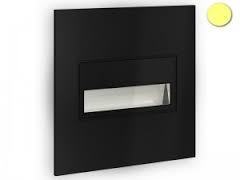 OPRAWKA ŚCIENNA PUNKTOWA P/T 0.6W IP44 14V DC CZARNA BAR. B.ZIMNA SONA Z.RAM. KWAD. 14-211-61 - LED11421161 - ZAMEL
