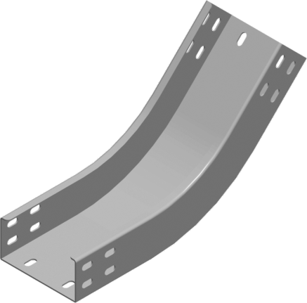 Łuk wewnętrzny 45&deg; LZWMP200H50 1,50 mm - 352020 - BAKS