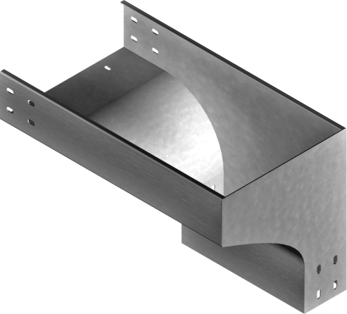 Kolanko redukcyjne prawe KRPZC500H100 2,00 mm - 314550 - BAKS