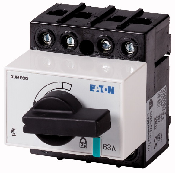 ROZŁĄCZNIK IZOLACYJNY DMM 63A 3-POLOWY Z TOREM NEUTRALNYM DMM63/1  - 1314161 - EATON
