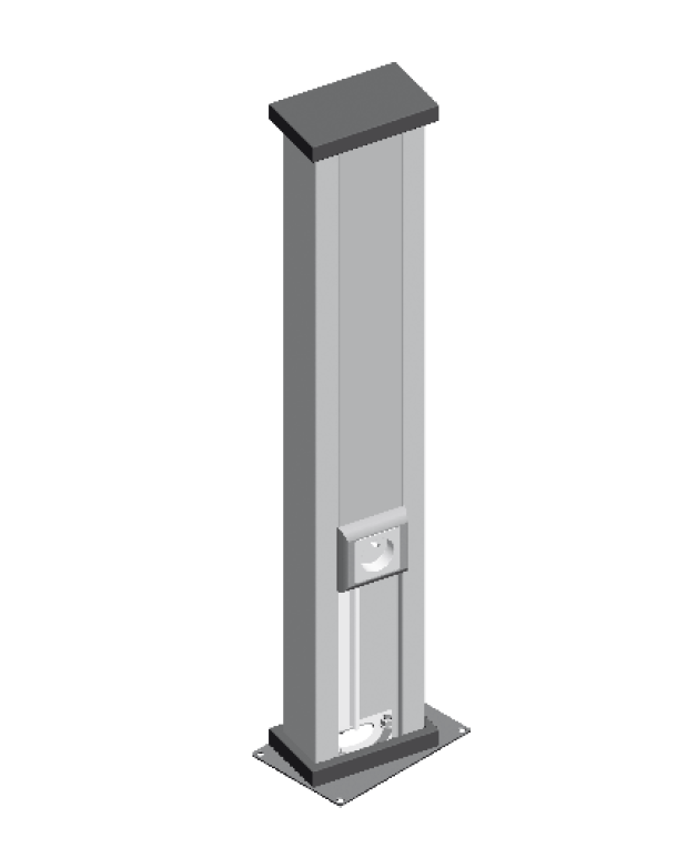 Słupek instalacyjny SI500 1,00 mm - 910913 - BAKS