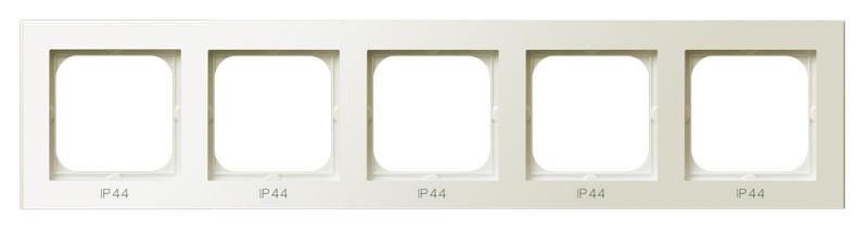 RAMKA PIĘCIOKROTNA DO ŁĄCZNIKÓW IP44 ECRU SONATA - RH-5R/27 - OSPEL