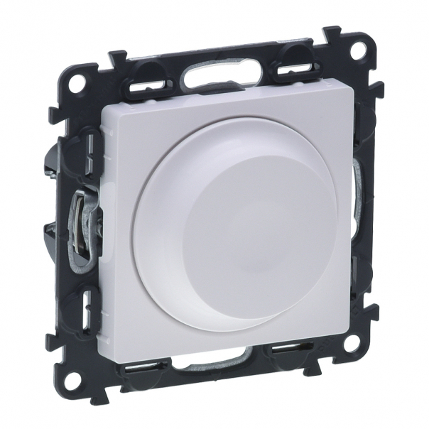 ŚCIEMNIACZ OBROTOWY BEZ ZACISKU NEUTRALNEGO BIAŁY 300W VALENA LIFE - 752160 - LEGRAND