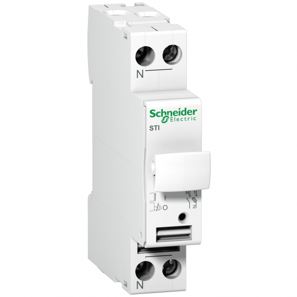 PODSTAWA BEZPIECZNIKOWA STI 1P+N 500V - A9N15646 - SCHNEIDER ELECTRIC