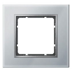RAMKA POJEDYNCZA SZKLANA ALUMINIOWY B.7 - 10116414 - HAGER