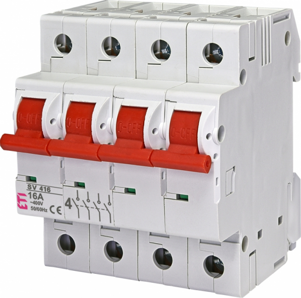ROZŁĄCZNIK IZOLACYJNY 16A SV 416 4P 16A - 002423421 - ETI