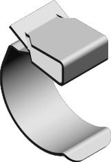 Zacisk ZSK1fi25/8 1,00 mm - 795501 - BAKS