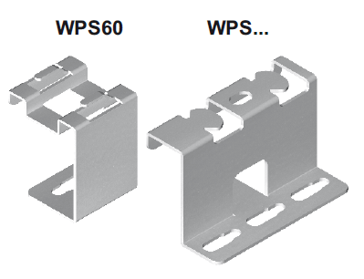 Wspornik podłogowy do koryt siakowych WPS200  - 901930 - BAKS