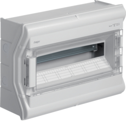 ROZDZIELNICA IP65 1X18 MODUŁÓW PRZETŁOCZENIA METRYCZNE UV STABIL VECTOR OUTDOOR  - VE118PN - HAGER - BERKER