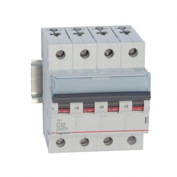 WYŁĄCZNIK NADPRĄDOWY C 32A 4 BIEGUNY S304 - 403565 - LEGRAND