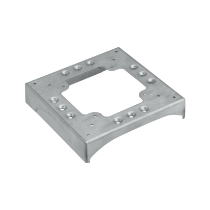 Podstawa 1 wycięcie 130x18 i 3 nacięcia 85x18; aluminium - KTA813/8 - KONTAKT SIMON