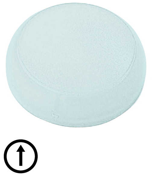 SOCZEWKA LAMPKI SYGNALIZACYJNEJ BIAŁA PŁASKA M22-XL-W-X7  - 218390 - EATON