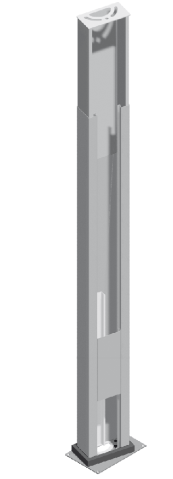 Słupek instalacyjny SI2650 1,00 mm - 910917 - BAKS