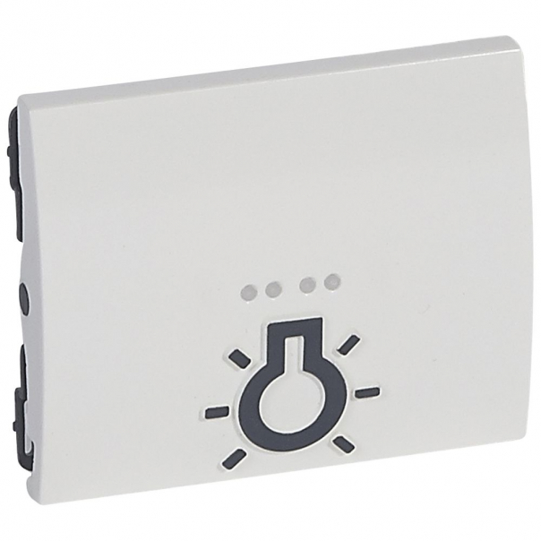 KLAWISZ ARCTIC Z SYMBOLEM LAMPY DO MECHANIZMÓW PODŚWIETLANYCH SISTENA LIFE - 771010 - LEGRAND