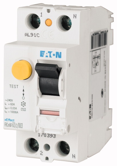 WYŁĄCZNIK RÓŻNICOWY TYP AC 2-POLOWY FRCMM-16/2/003 - 170390 - EATON