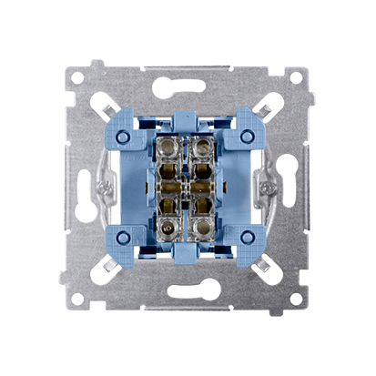 PRZYCISK POJEDYNCZY ZWIERNY MECHANIZM ZACISKI AUTOMATYCZNE 10AX 250V SIMON 54 - SP1M - KONTAKT SIMON