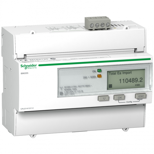 LICZNIK ENERGII IEM3355 125A MODBUS MID. - A9MEM3355 - SCHNEIDER ELECTRIC
