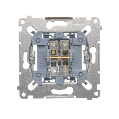 ŁĄCZNIK SCHODOWY (MECHANIZM) 10AX 250V SZYBKOZŁĄCZA SIMON 54 - SW6M - KONTAKT SIMON