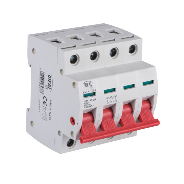 Rozłącznik izolacyjny, modułowy KMI-4/100A      - 23237 - KANLUX