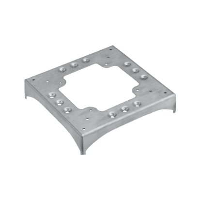 Podstawa 1 nacięcie 85x18 i 3 wycięcia 130x18; aluminium - KTA831/8 - KONTAKT SIMON