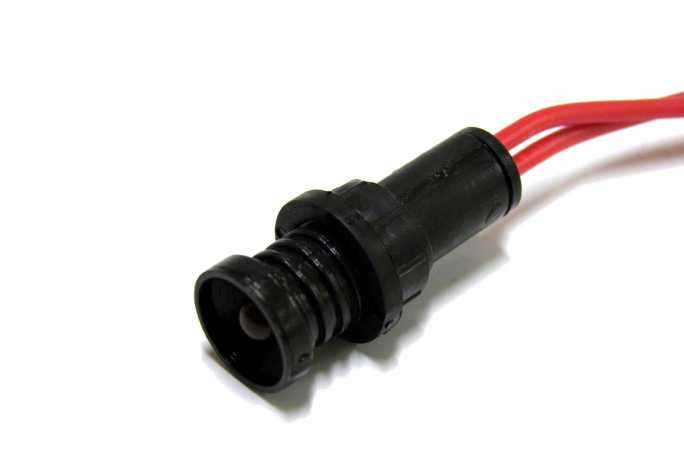 KONTROLKA DIODOWA KLOSZ 5 MM 230V CZERWONY KLP5R  - 84505001 - SIMET