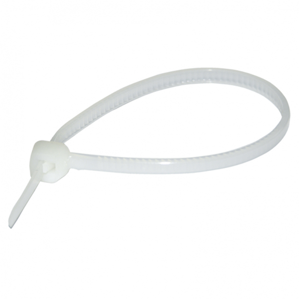 HOK 188 X 4,8 MM OPASKA KABLOWA BIAŁA* 100 SZT. - 262512 - HAUPA