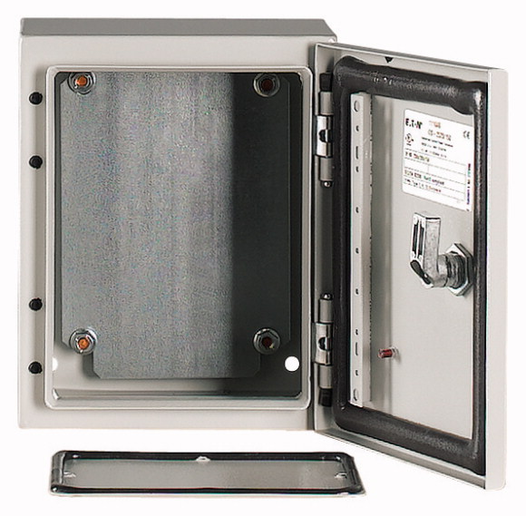 OBUDOWA METALOWA 250X200X150MM Z PŁYTĄ MONTAŻOWĄ IP66 CS-2520/150 - 111646 - EATON