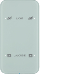 SENSOR DOTYKOWY PODWÓJNY KONFIGUROWALNY BIAŁY SZKŁO R.1  - 75142160 - HAGER