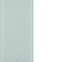 SENSOR DOTYKOWY PODWÓJNY KOMFORT BIAŁY SZKŁO R.3  - 75142850 - HAGER