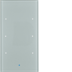 SENSOR SZKLANY DOTYKOWY POTRÓJNY KOMFORT SZKŁO ALU TS  - 75143034 - HAGER