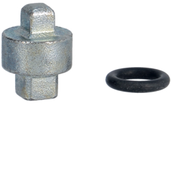 ZAMEK FK WKŁADKA KWADRAT 6X6MM. - FZ517 - HAGER