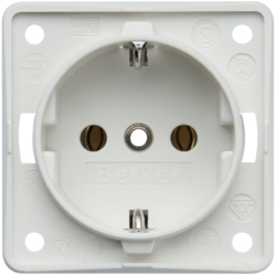 GNIAZDO SCHUKO BIAŁY MAT MECHANIZM INTEGRO  - 841852502 - HAGER