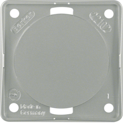 ZAŚLEPKA Z PŁYTKĄ NOŚNĄ CHROM MAT INTEGRO FLOW  - 845162568 - HAGER