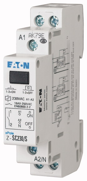 PRZEKAŹNIK IMPULSOWY Z FUKCJA CENTRALNEGO STEROWANIA Z-SC230/S - 265299 - EATON