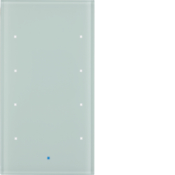 SENSOR SZKLANY DOTYKOWY POCZWÓRNY KOMFORT SZKŁO BIAŁE TS - 75144830 - HAGER