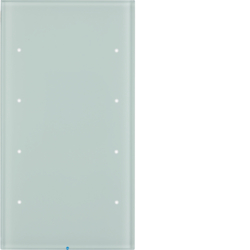 SENSOR DOTYKOWY POCZWÓRNY KOMFORT BIAŁY SZKŁO R.3  - 75144850 - HAGER