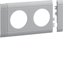 MASKOWNICA PODWÓJNA ABS BEZHALOGENOWE (HFR) JASNOSZARA - GB080207035 - HAGER