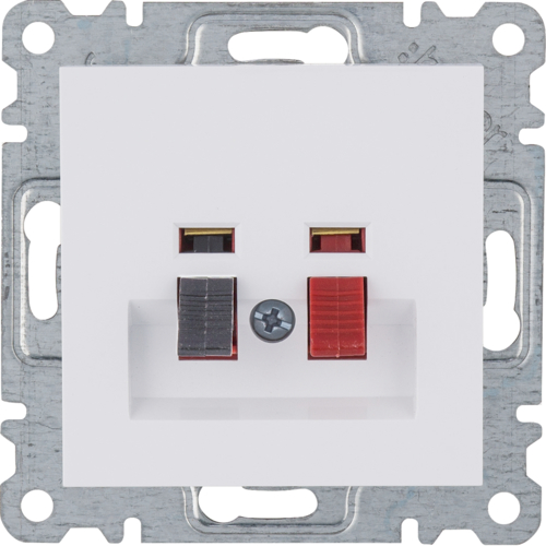 GNIAZDO GŁOŚNIKOWE BIAŁY LUMINA - WL3310 - HAGER