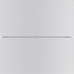 PRZYCISK PODWÓJNY KOMFORT ALUMINIUM B.IQ  - 75162594 - HAGER